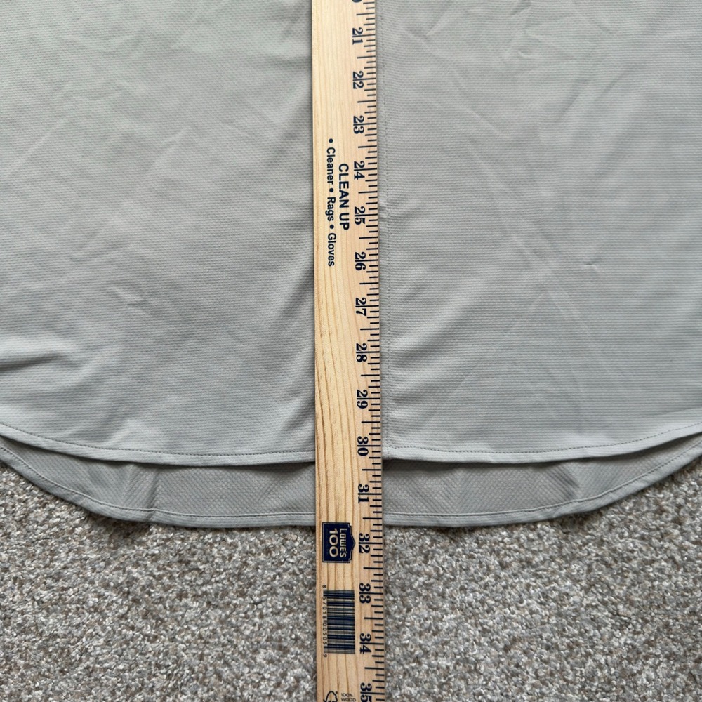 7 Diamonds Owen Button Up Shirt XL Gray Performance Stretch Short Sleeve Casual - Picture 4 of 8